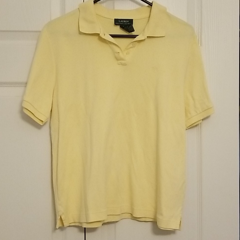 Yellow Lauren polo